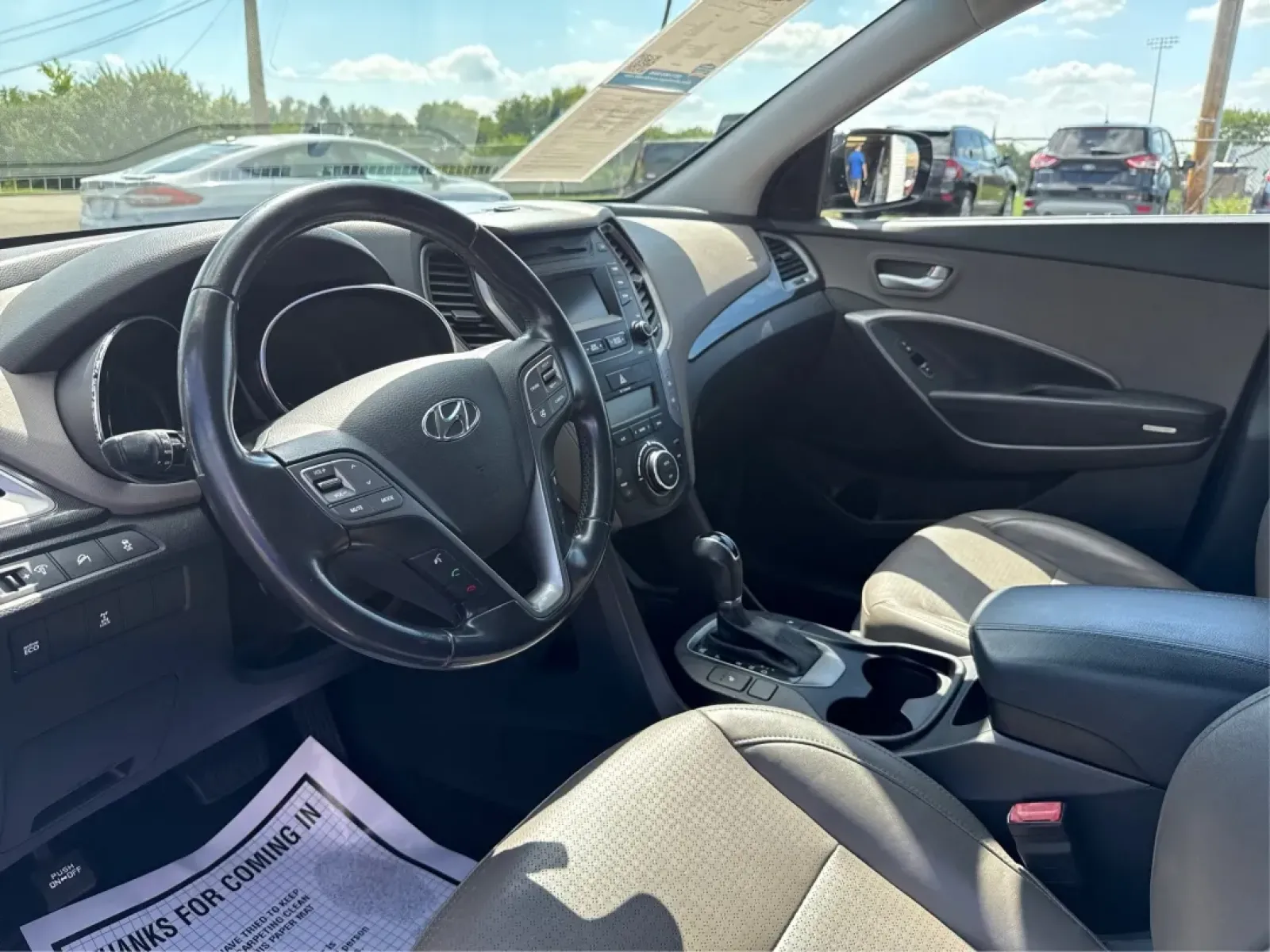 2013 Hyundai Santa Fe Sport (5XYZUDLB4DG) with an Theta II 2.4L I-4 gasoline direct injection engine, located at 401 Woodman Dr, Riverside, OH, 45431, (937) 908-9800, 39.760899, -84.123421 - **Adventure Awaits with the 2013 Hyundai Santa Fe Sport at Advantage Car and Credit Riverside!**<br /> <br /> Are you ready to elevate your family adventures or daily commutes with a perfect blend of style, comfort, and utility? Look no further than this stunning 2013 Hyundai Santa Fe Sport, availa - Photo#9
