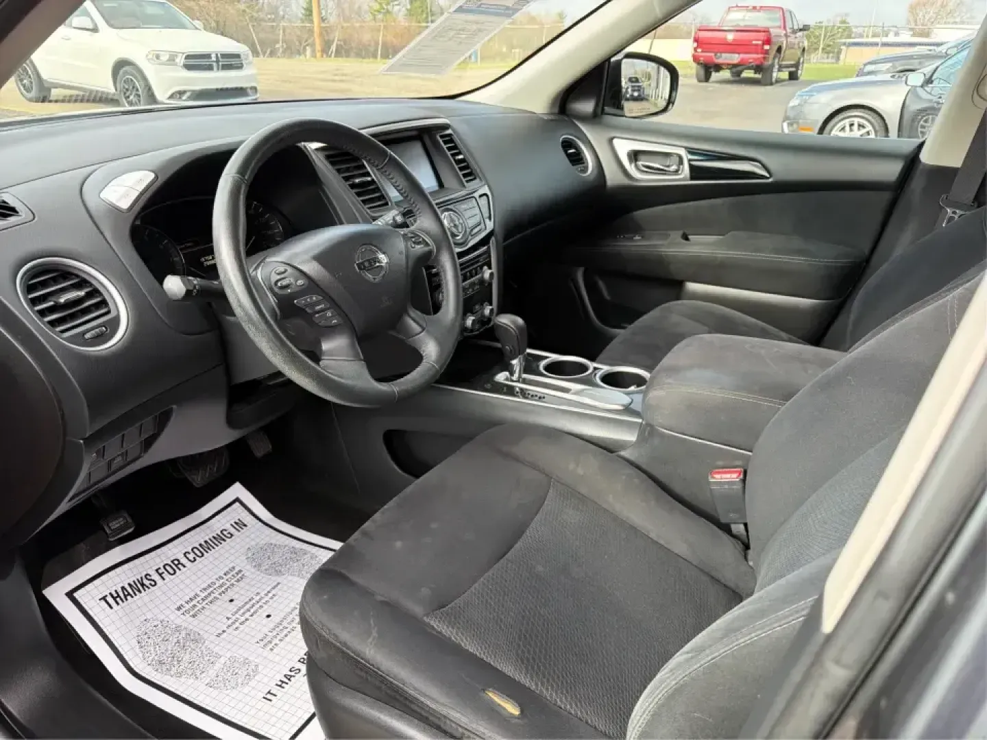 2015 Nissan Pathfinder SV (5N1AR2MN5FC) with an 3.5L V-6 DOHC engine, Continuously Variable Transmission transmission, located at 880 E. National Road, Vandalia, OH, 45377, (937) 908-9800, 39.891918, -84.183594 - Pack the family, load up the gear, and head out for a weekend at Englewood MetroPark or an easy road trip down I70-this 2015 Nissan Pathfinder SV is built for real-life Ohio driving, from school drop-offs to errands along E. National Road. With three-row flexibility and SUV practicality, it's a smar - Photo#9