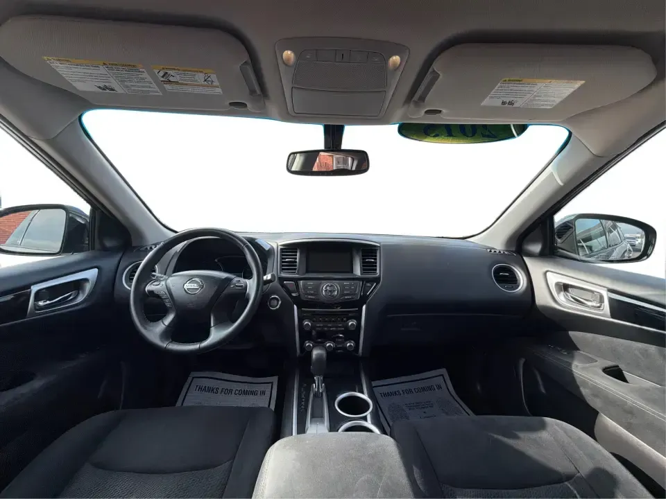 2015 Nissan Pathfinder SV (5N1AR2MN5FC) with an 3.5L V-6 DOHC engine, Continuously Variable Transmission transmission, located at 880 E. National Road, Vandalia, OH, 45377, (937) 908-9800, 39.891918, -84.183594 - Pack the family, load up the gear, and head out for a weekend at Englewood MetroPark or an easy road trip down I70-this 2015 Nissan Pathfinder SV is built for real-life Ohio driving, from school drop-offs to errands along E. National Road. With three-row flexibility and SUV practicality, it's a smar - Photo#21