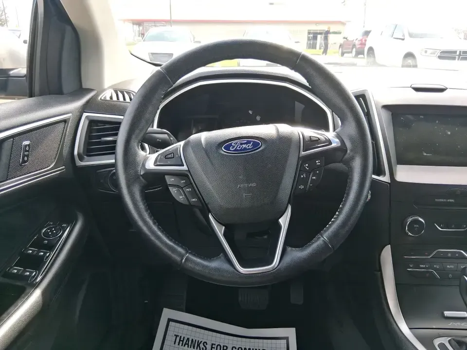 2016 Ford Edge SEL (2FMPK4J88GB) with an 3.5L V6 DOHC 24V engine, 6A transmission, located at 1230 East Main St, Xenia, OH, 45385, (937) 908-9800, 39.688026, -83.910172 - Need one SUV that can handle school drop-offs, long commutes to Dayton, and spontaneous weekend getaways without feeling like a chore? This **2016 Ford Edge SEL** is built for real-life driving in and around **Xenia, Ohio**-with the comfort your family wants, the confidence you need in changing weat - Photo#16