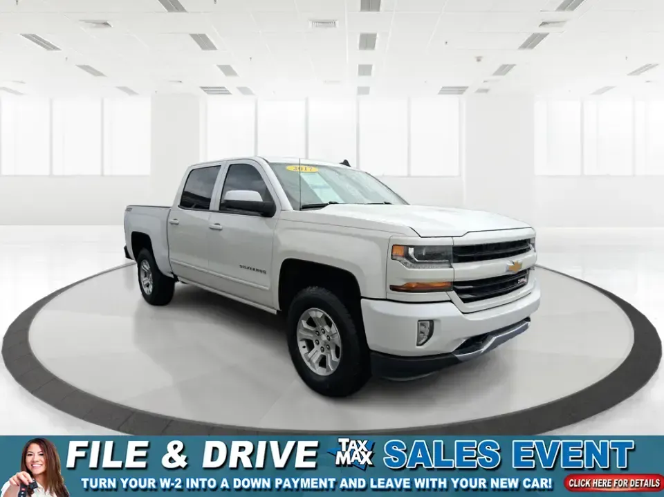 2017 Chevrolet Silverado 1500 2LT (3GCUKREH9HG) with an 4.3L V6 OHV 12V engine, 6A transmission, located at 401 Woodman Dr, Riverside, OH, 45431, (937) 908-9800, 39.760899, -84.123421 - Need a truck that can handle weekday work runs, weekend projects, and spontaneous road trips out toward Caesar Creek or up I75 without feeling like a compromise? This 2017 Chevrolet Silverado 1500 2LT Crew Cab 4WD is built for real life in the Miami Valley-roomy enough for friends or family, strong - Photo#0