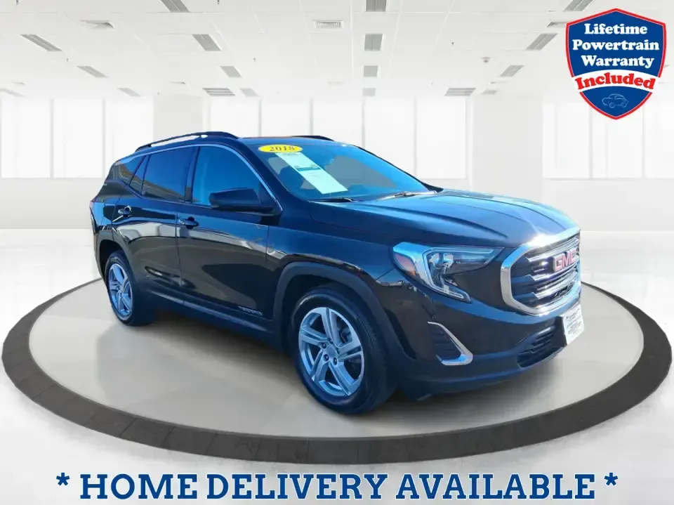 2018 GMC Terrain SLE (3GKALMEV3JL) with an 1.4L L4 DOHC 16V TURBO engine, 6A transmission, located at 1230 East Main St, Xenia, OH, 45385, (937) 908-9800, 39.688026, -83.910172 - Need a smart, comfortable SUV for the daily commute from Xenia to Beavercreek or Dayton, school drop-offs near Shawnee Park, and weekend runs out toward Caesar Creek State Park? This 2018 GMC Terrain SLE is built for real life-easy to park, roomy enough for five, and efficient for everyday driving-w- Photo#0
