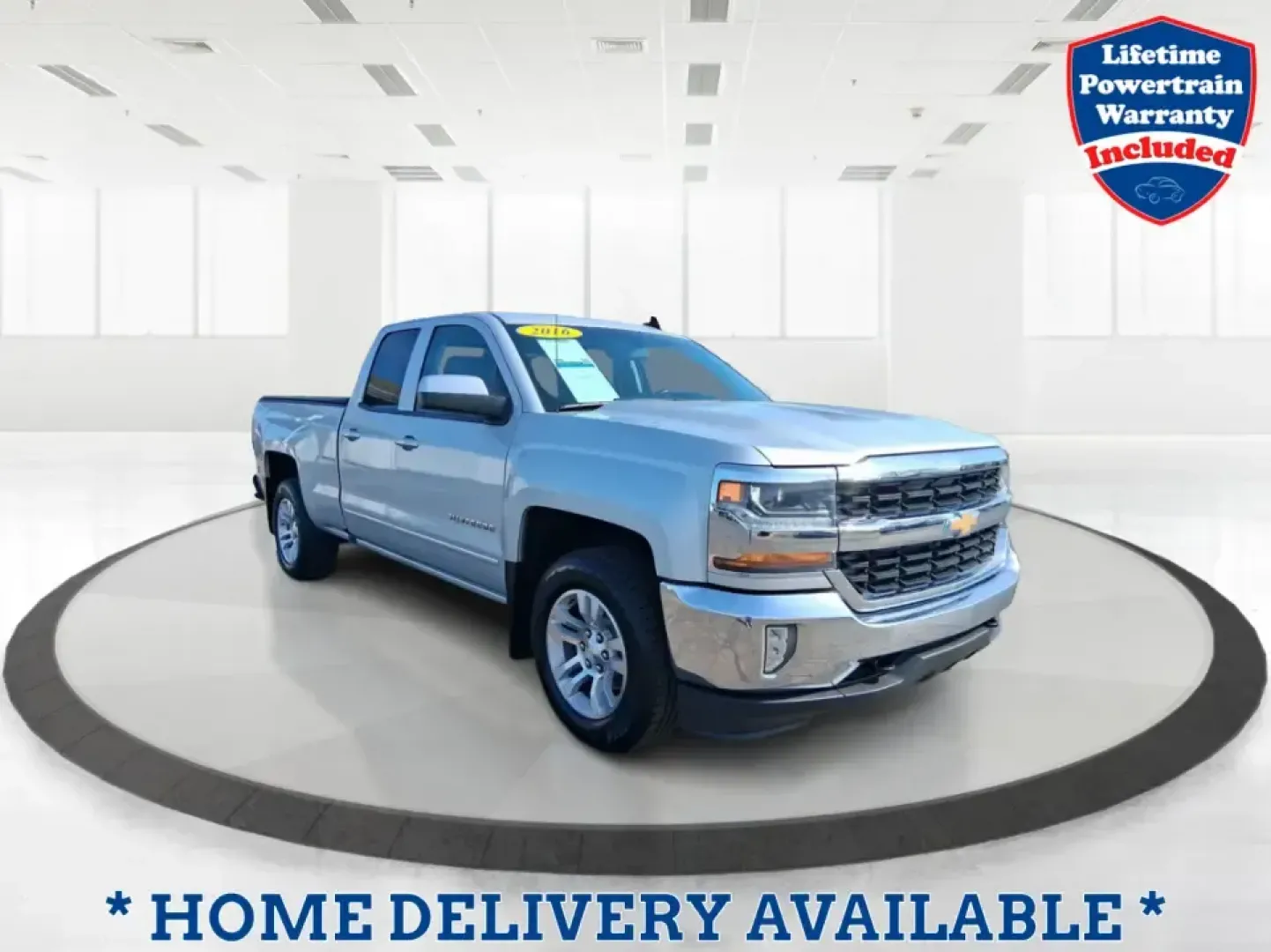 2016 Chevrolet Silverado 1500 1LT (1GCVKREC0GZ) with an EcoTec3 4.3L V-6 gasoline direct injection engine, 6A transmission, located at 4508 South Dixie Dr, Moraine, OH, 45439, (937) 908-9800, 39.689976, -84.218452 - Need a truck that can handle weekday work runs, weekend projects, and Ohio weather without flinching? This 2016 Chevrolet Silverado 1500 1LT Double Cab in Silver Ice Metallic is built for real life in Moraine-whether you're hauling supplies for a home upgrade, towing for a camping trip, or simply wa - Photo#0