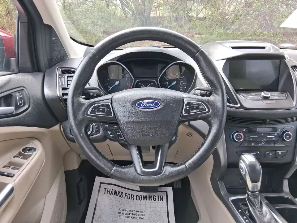2018 Ford Escape SEL (1FMCU9HD2JU) with an 1.5L L4 DOHC 16V engine, 6A transmission, located at 401 Woodman Dr, Riverside, OH, 45431, (937) 908-9800, 39.760899, -84.123421 - Need a do-it-all SUV that can handle the weekday commute on I-675, quick school drop-offs near Wright-Patterson AFB, and spontaneous weekend getaways to Carillon Historical Park or a lap around Eastwood MetroPark? This 2018 Ford Escape SEL in Ruby Red Metallic Tinted Clearcoat is built for real-life - Photo#16