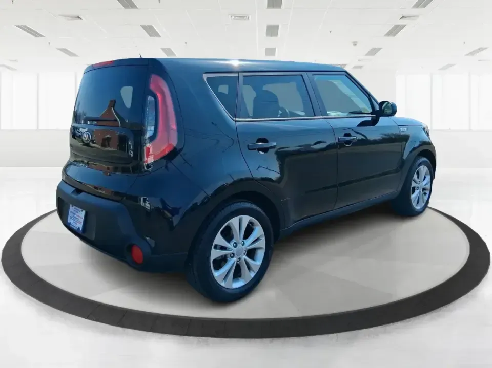 2015 Kia Soul + (KNDJP3A56F7) with an 2L I-4 gasoline direct injection engine, 6-Speed Automatic transmission, located at 1184 Kauffman Ave, Fairborn, OH, 45324, (937) 908-9800, 39.807072, -84.030914 - Looking for a reliable, easy-to-park hatchback that fits real life in Vandalia-daily commutes down I75, quick grocery runs near National Rd, and spontaneous weekend trips to the National Museum of the U.S. Air Force? This 2015 Kia Soul + is built for drivers who want versatility, comfort, and smart - Photo#2