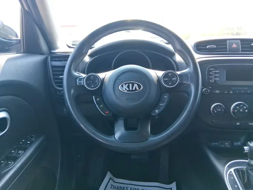 2015 Kia Soul + (KNDJP3A56F7) with an 2L I-4 gasoline direct injection engine, 6-Speed Automatic transmission, located at 1951 S Dayton Lakeview Rd., New Carlisle, OH, 45344, (937) 908-9800, 39.890999, -84.050255 - Looking for a reliable, easy-to-park hatchback that fits real life in Vandalia-daily commutes down I75, quick grocery runs near National Rd, and spontaneous weekend trips to the National Museum of the U.S. Air Force? This 2015 Kia Soul + is built for drivers who want versatility, comfort, and smart - Photo#16
