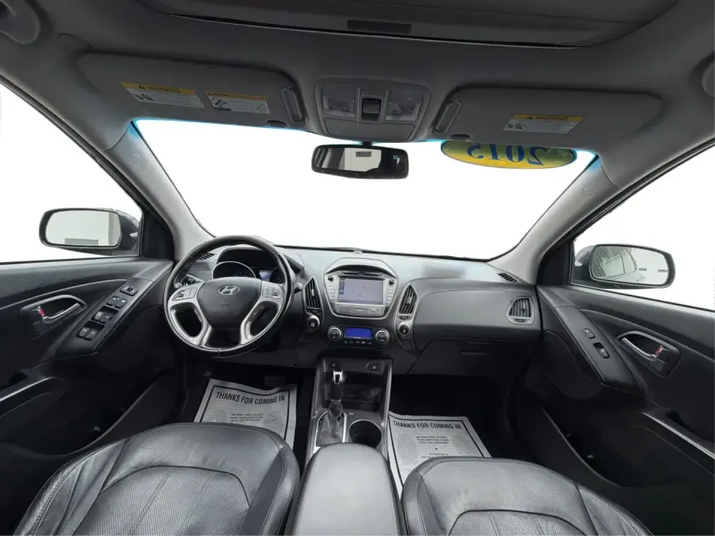 2015 Hyundai Tucson Limited (KM8JU3AG5FU) with an Theta II 2.4L I-4 gasoline direct injection engine, 6-Speed Automatic transmission, located at 8750 N County Rd 25A, Piqua, OH, 45356, (937) 908-9800, 40.164391, -84.232513 - Need a dependable SUV that fits real life-school drop-offs, long commutes up I75, and weekend getaways to Indian Lake or a quick lap around downtown Piqua? This 2015 Hyundai Tucson Limited is built for the everyday hustle with the comfort and tech that make each mile easier, whether you're running e - Photo#21