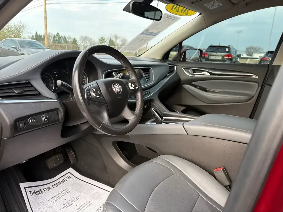 2020 Buick Enclave Essence FWD (5GAERBKWXLJ) with an 3.6L V6 DOHC 24V engine, 9A transmission, located at 1184 Kauffman Ave, Fairborn, OH, 45324, (937) 908-9800, 39.807072, -84.030914 - Make every week feel easier-school drop-offs, long commutes to Wright-Patterson AFB, and weekend road trips out to Yellow Springs-when you're driving a roomy 3-row SUV that's built for real life. This 2020 Buick Enclave Essence FWD in striking Red Quartz Tintcoat is a smart pick for growing families- Photo#9