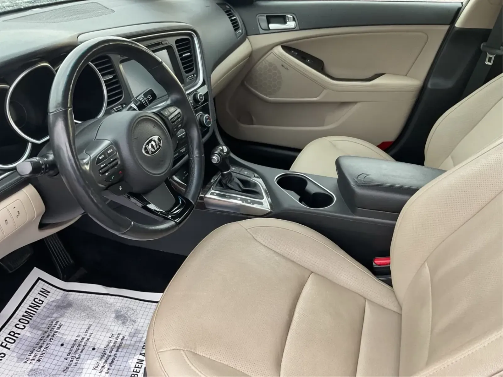 2015 Kia Optima EX (5XXGN4A76FG) with an Theta II 2.4L I-4 gasoline direct injection engine, located at 1099 N County Rd 25A , Troy, OH, 45373, (937) 908-9800, 40.057079, -84.212883 - **Elevate Your Daily Commute with the 2015 Kia Optima EX** <br /> <br /> Imagine transforming your daily drive into an experience of comfort and style. Whether you're navigating the bustling streets of Fairborn or embarking on a weekend getaway, the 2015 Kia Optima EX is designed to enhance your li - Photo#9