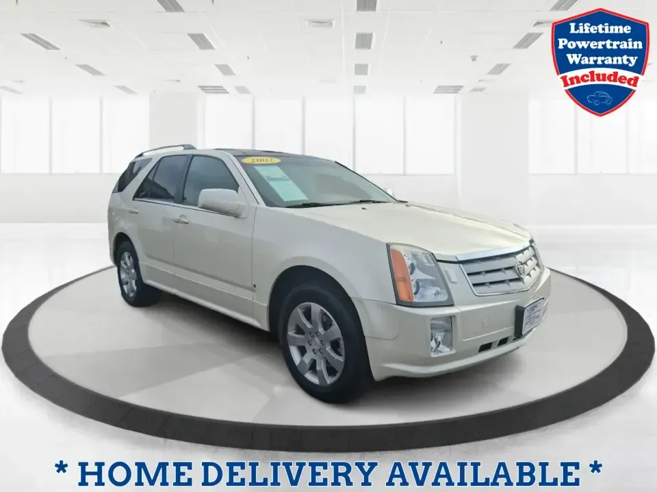 2007 Cadillac SRX V6 (1GYEE637370) with an 3.6L V-6 DOHC engine, 5-Speed Automatic Overdrive transmission, located at 8750 N County Rd 25A, Piqua, OH, 45356, (937) 908-9800, 40.164391, -84.232513 - Make your daily commute up I75 feel first-class, turn school drop-offs into a comfortable routine, and still have an SUV ready for weekend runs to Indian Lake or a quick getaway to downtown Troy. This 2007 Cadillac SRX V6 delivers the kind of upscale ride and practical versatility that fits real lif - Photo#0