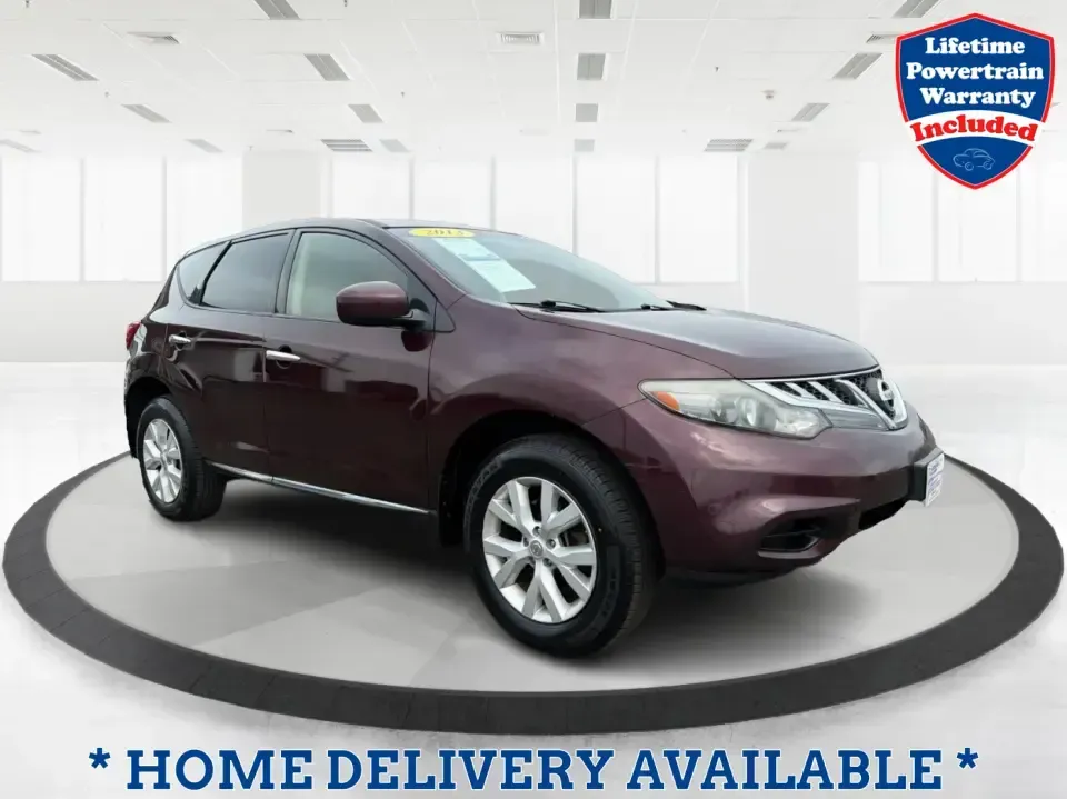 2013 Nissan Murano S (JN8AZ1MW8DW) with an 3.5L V-6 DOHC engine, Continuously Variable Transmission transmission, located at 1230 East Main St, Xenia, OH, 45385, (937) 908-9800, 39.688026, -83.910172 - Picture your next Ohio weekend: loading up the family for a day at Caesar Creek State Park, cruising out to the Greene County Fair, or tackling a long commute between Xenia, Beavercreek, and Dayton with confident comfort. This 2013 Nissan Murano S is the kind of midsize SUV that fits real life-roomy - Photo#0
