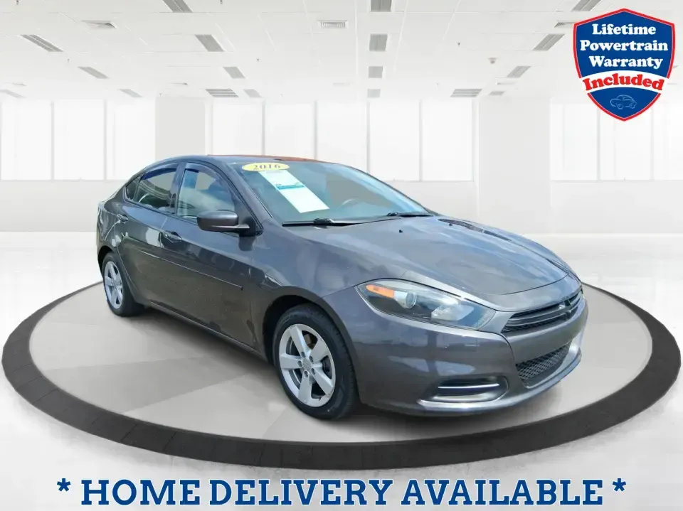 2016 Dodge Dart SXT (1C3CDFBB9GD) with an 2.4L L4 DOHC 16V engine, located at 8750 N County Rd 25A, Piqua, OH, 45356, (937) 908-9800, 40.164391, -84.232513 - Whether you're grinding out a long commute on I-75, shuttling kids between school and practice, or planning a weekend escape to Indian Lake, a dependable sedan that's comfortable, efficient, and easy to live with makes everyday life simpler. This 2016 Dodge Dart SXT in Granite Crystal Metallic Clear - Photo#0