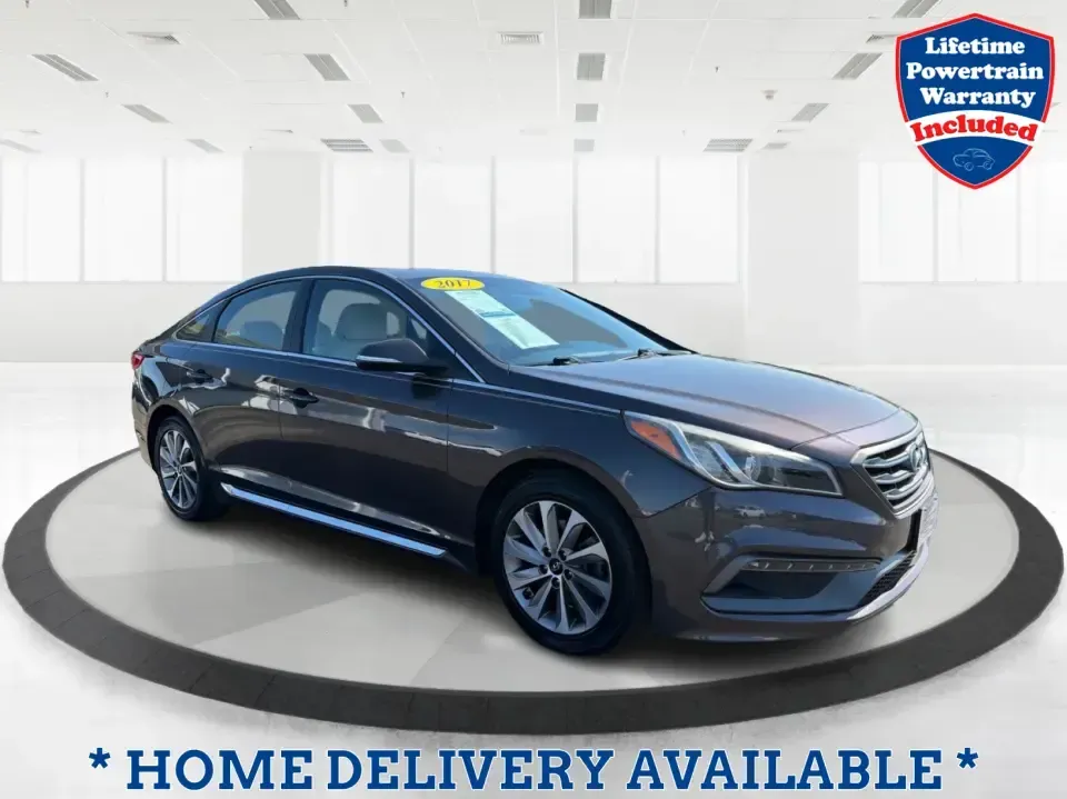 2017 Hyundai Sonata Sport (5NPE34AF8HH) with an 2.4L I-4 gasoline direct injection engine, 6A transmission, located at 8750 N County Rd 25A, Piqua, OH, 45356, (937) 908-9800, 40.164391, -84.232513 - Picture a sedan that makes everyday life easier-smooth for the I75 commute, comfortable for school drop-offs, and efficient enough for weekend runs to downtown Piqua or a quick escape to the parks and trails around Miami County. This 2017 Hyundai Sonata Sport is built for real-world driving: practic - Photo#0