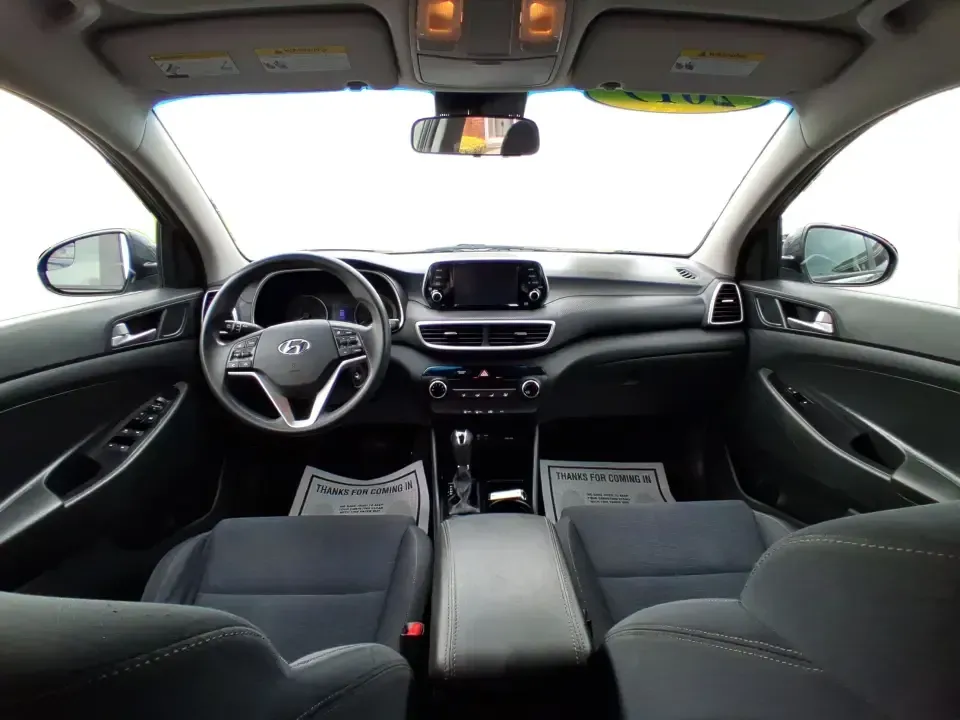 2019 Hyundai Tucson SE (KM8J23A41KU) with an Nu 2L I-4 gasoline direct injection engine, 6A transmission, located at 8750 N County Rd 25A, Piqua, OH, 45356, (937) 908-9800, 40.164391, -84.232513 - Need a practical SUV that can handle the daily school run, a long commute up I75, and weekend trips to the Miami Valley without draining your budget? This 2019 Hyundai Tucson SE in eye-catching Dusk Blue is built for real life in Piqua, Ohio-easy to park, comfortable for passengers, and ready for ev - Photo#19