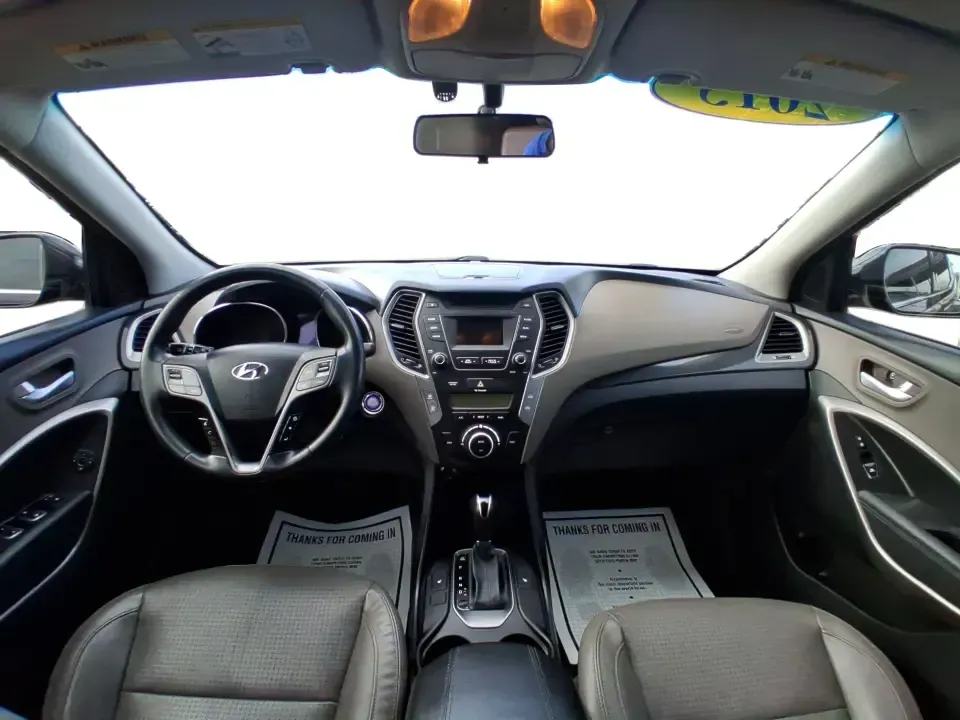 2015 Hyundai Santa Fe 2.4L (5XYZU3LB1FG) with an Theta II 2.4L I-4 gasoline direct injection engine, 6-Speed Automatic transmission, located at 1099 N County Rd 25A , Troy, OH, 45373, (937) 908-9800, 40.057079, -84.212883 - Pack up the kids for a weekend at Treasure Island Park, load the cooler for a day on the Great Miami River, or settle into a comfortable daily commute down I75-this 2015 Hyundai Santa Fe 2.4L is the kind of practical SUV that fits real life in Troy. With confident road manners, flexible cargo space, - Photo#20