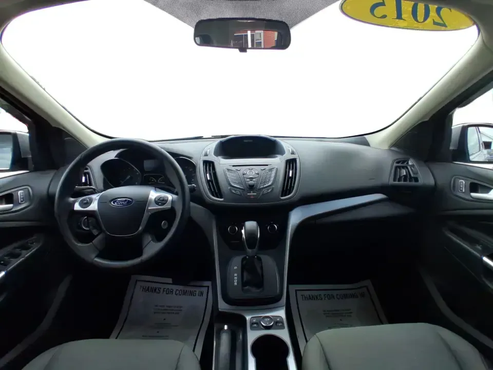 2015 Ford Escape SE (1FMCU9G91FU) with an 2.0L L4 DOHC 16V engine, 6-Speed Automatic transmission, located at 880 E. National Road, Vandalia, OH, 45377, (937) 908-9800, 39.891918, -84.183594 - Weekend getaways to Englewood MetroPark, snowy commutes down I75, and everyday school-and-grocery runs all feel easier when you've got an SUV that's sized right, confident in bad weather, and comfortable for the long haul. This **2015 Ford Escape SE 4WD** in **Ingot Silver** is a smart pick for driv - Photo#20