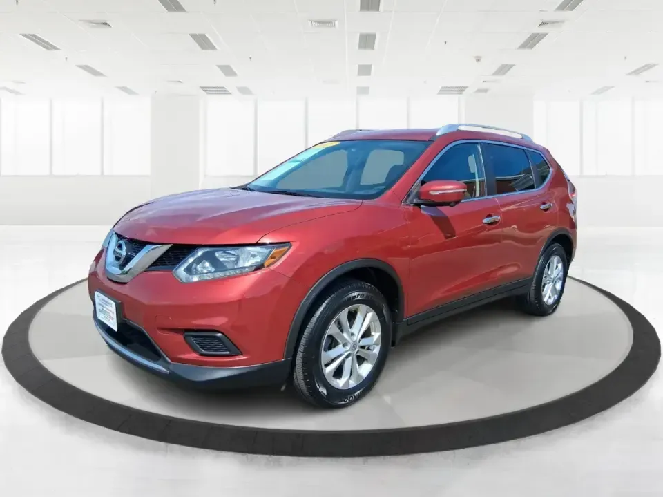 2015 Nissan Rogue SV (KNMAT2MV8FP) with an 2.5L I-4 DOHC engine, Continuously Variable Transmission transmission, located at 880 E. National Road, Vandalia, OH, 45377, (937) 908-9800, 39.891918, -84.183594 - Pack up the kids, load the cooler, and point the SUV toward your next weekend escape-this Cayenne Red 2015 Nissan Rogue SV is the kind of do-it-all crossover that fits real life in Vandalia, from school drop-offs and grocery runs to road trips up I75. With confident 4WD/AWD traction, a comfortable c - Photo#8