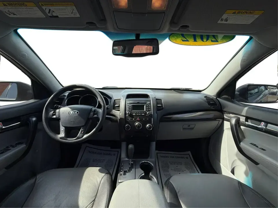 2012 Kia Sorento LX (5XYKT3A64CG) with an 2.4L I-4 gasoline direct injection engine, 6-Speed Automatic transmission, located at 401 Woodman Dr, Riverside, OH, 45431, (937) 908-9800, 39.760899, -84.123421 - Picture your next week going smoother: school drop-offs, the daily commute, grocery runs, and a last-minute weekend road trip-all in one comfortable SUV that fits real life without feeling like a compromise. This 2012 Kia Sorento LX in Satin Metal is the kind of practical, do-it-all sport utility th - Photo#20