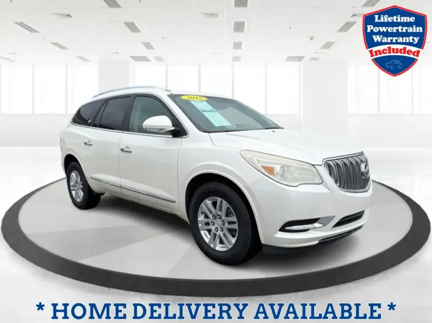 2015 Buick Enclave Convenience (5GAKRAKD6FJ) with an 3.6L V-6 gasoline direct injection engine, 6-Speed Automatic Overdrive transmission, located at 1184 Kauffman Ave, Fairborn, OH, 45324, (937) 908-9800, 39.807072, -84.030914 - Road-trip weekends, school drop-offs, and stress-free grocery runs get a whole lot easier in a 3-row SUV that's built to keep everyone comfortable. This **2015 Buick Enclave Convenience** in **White Opal** is a smart pick for **growing families**, **busy commuters**, and **budget-conscious buyers** - Photo#0
