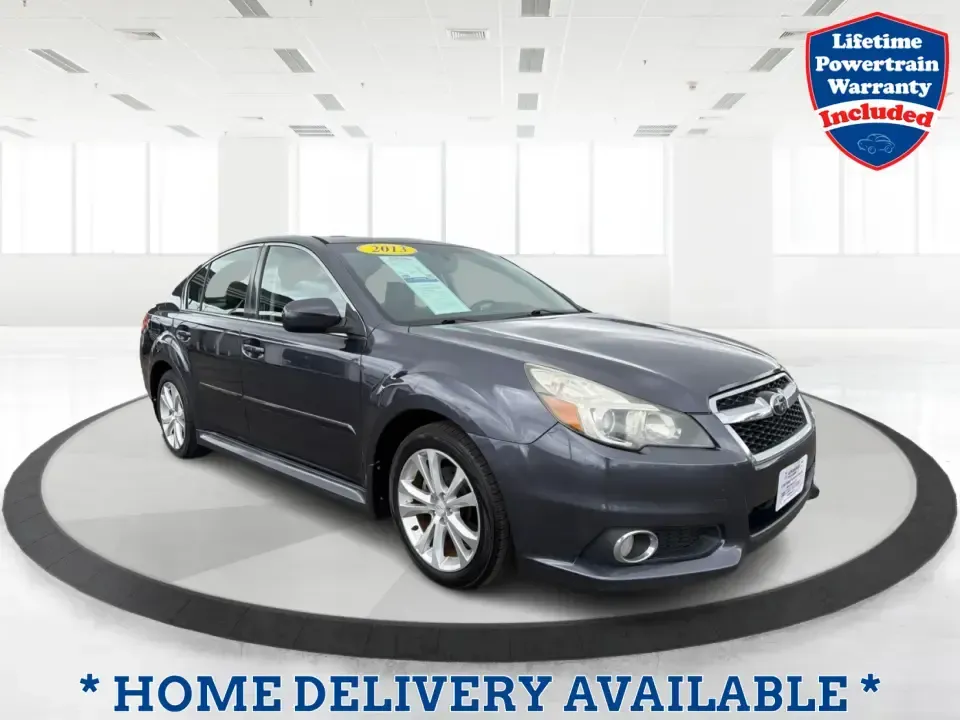2013 Subaru Legacy 2.5i Limited (4S3BMBP65D3) with an 2.5L H-4 DOHC engine, Continuously Variable Transmission transmission, located at 880 E. National Road, Vandalia, OH, 45377, (937) 908-9800, 39.891918, -84.183594 - Built for Ohio weather and real-life schedules, this 2013 Subaru Legacy 2.5i Limited is the kind of sedan that fits just about any routine-weekday commutes to Wright-Patterson AFB, school drop-offs and grocery runs, or an easy road trip up I70 when you want to get out of town. Finished in Graphite G- Photo#0