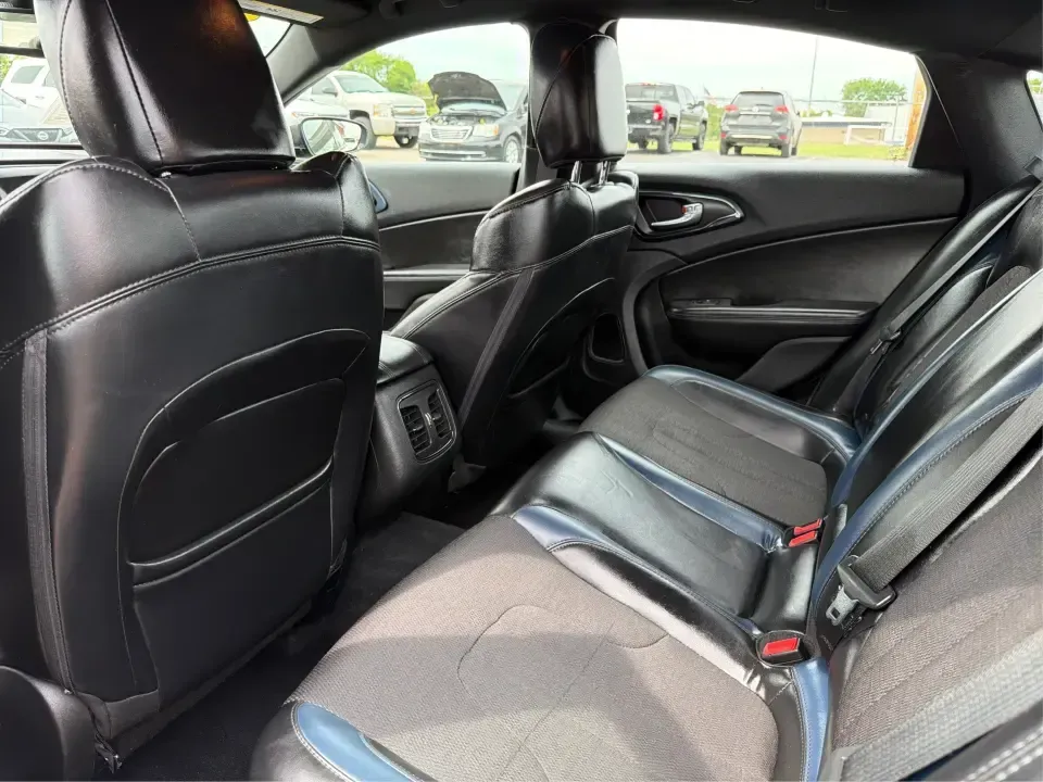 2015 Chrysler 200 S (1C3CCCBG7FN) with an 3.6L V6 DOHC 24V FFV engine, 9-Speed Automatic transmission, located at 8750 N County Rd 25A, Piqua, OH, 45356, (937) 908-9800, 40.164391, -84.232513 - Need a smart, comfortable sedan for the weekday commute up I-75, quick errands around Piqua, and the occasional road trip to Dayton or Troy? This 2015 Chrysler 200 S delivers the kind of smooth V6 power, upscale comfort, and everyday practicality that fits real life-whether you're a busy parent shut - Photo#10
