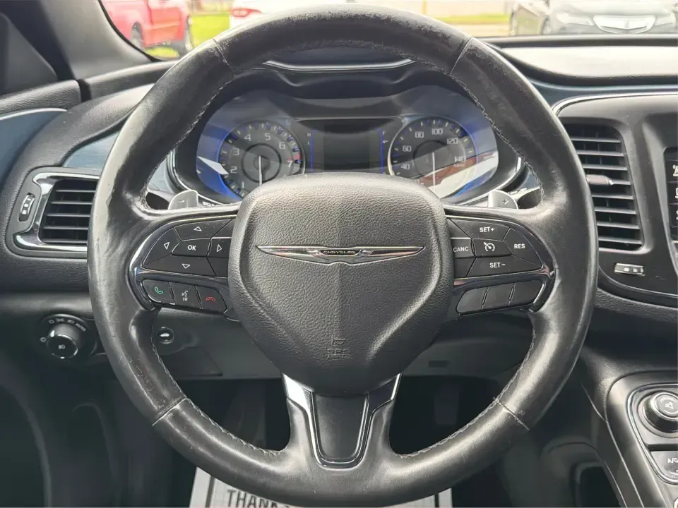2015 Chrysler 200 S (1C3CCCBG7FN) with an 3.6L V6 DOHC 24V FFV engine, 9-Speed Automatic transmission, located at 8750 N County Rd 25A, Piqua, OH, 45356, (937) 908-9800, 40.164391, -84.232513 - Need a smart, comfortable sedan for the weekday commute up I-75, quick errands around Piqua, and the occasional road trip to Dayton or Troy? This 2015 Chrysler 200 S delivers the kind of smooth V6 power, upscale comfort, and everyday practicality that fits real life-whether you're a busy parent shut - Photo#16