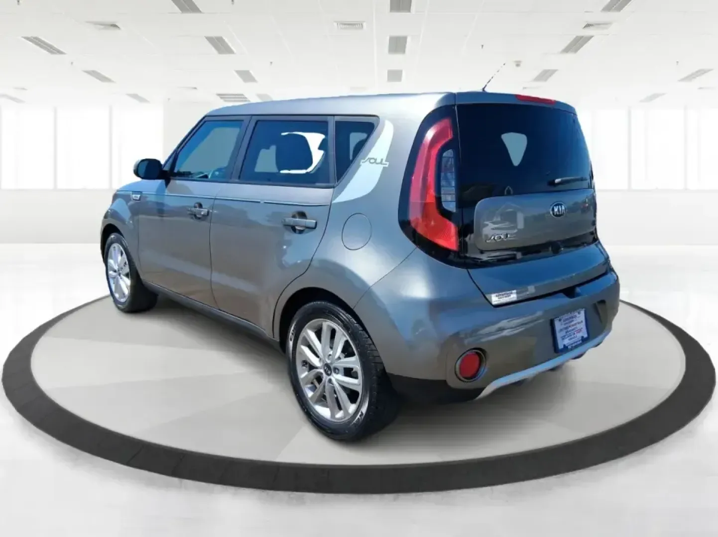 2018 Kia Soul + (KNDJP3A58J7) with an 2L I-4 gasoline direct injection engine, 6A transmission, located at 401 Woodman Dr, Riverside, OH, 45431, (937) 908-9800, 39.760899, -84.123421 - Pack more into every day-commute-ready comfort for I675 and Route 35, easy parking for quick stops near The Greene, and flexible cargo space for weekend runs to Eastwood MetroPark-this 2018 Kia Soul + is built for Riverside life. With its distinctive hatchback shape, Titanium Gray finish, and practi- Photo#4