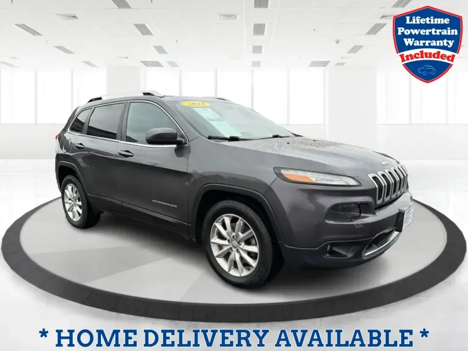 2015 Jeep Cherokee Limited (1C4PJMDS6FW) with an 3.2L V6 DOHC 24V engine, 9-Speed Automatic transmission, located at 401 Woodman Dr, Riverside, OH, 45431, (937) 908-9800, 39.760899, -84.123421 - Weekend escapes to John Bryan State Park, daily commutes down I70, or school-and-sports runs around Riverside-this 2015 Jeep Cherokee Limited is built for the kind of life that doesn't stay parked. With SUV comfort, confident capability, and upscale features, it's a smart fit for drivers who want on - Photo#0