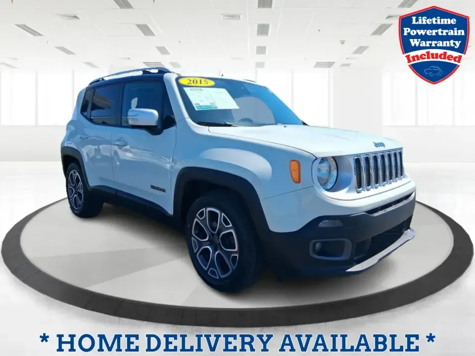 2015 Jeep Renegade Limited (ZACCJADT8FP) with an MultiAir2 Tigershark 2.4L I-4 variable valve contr engine, 9-Speed Automatic transmission, located at 401 Woodman Dr, Riverside, OH, 45431, (937) 908-9800, 39.760899, -84.123421 - Weekend plans, daily commutes, and last-minute road trips feel a lot easier when you've got a compact SUV that fits downtown parking spots but still has the confidence for I-675 and the back roads around the Miami Valley. This 2015 Jeep Renegade Limited is a smart pick for drivers who want SUV versa - Photo#0