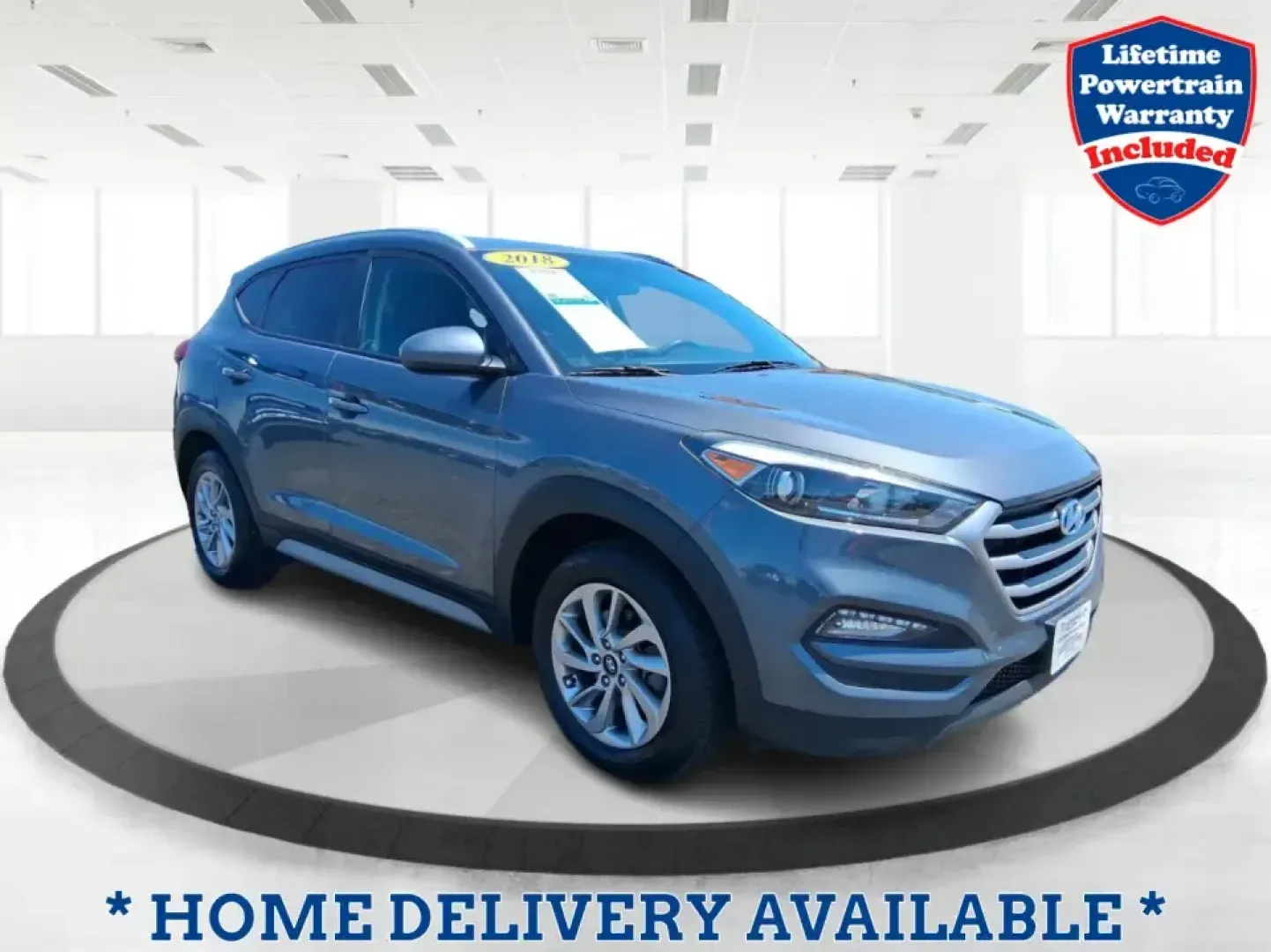 2018 Hyundai Tucson SEL (KM8J33A43JU) with an Nu 2L I-4 gasoline direct injection engine, 6A transmission, located at 4508 South Dixie Dr, Moraine, OH, 45439, (937) 908-9800, 39.689976, -84.218452 - Need a practical SUV that fits real life in the Miami Valley-school runs, I-75 commutes, and weekend getaways to Cox Arboretum or Carillon Historical Park? This 2018 Hyundai Tucson SEL in Coliseum Gray is a smart, comfortable choice for drivers who want SUV versatility without the bulky feel, and it- Photo#0