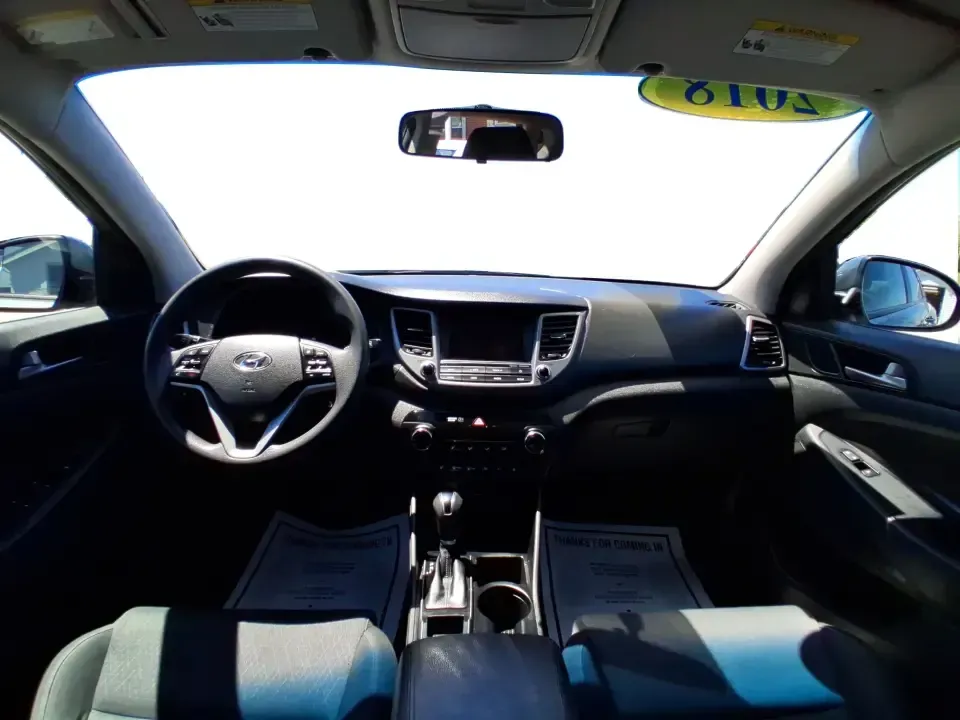 2018 Hyundai Tucson SEL (KM8J33A43JU) with an Nu 2L I-4 gasoline direct injection engine, 6A transmission, located at 4508 South Dixie Dr, Moraine, OH, 45439, (937) 908-9800, 39.689976, -84.218452 - Need a practical SUV that fits real life in the Miami Valley-school runs, I-75 commutes, and weekend getaways to Cox Arboretum or Carillon Historical Park? This 2018 Hyundai Tucson SEL in Coliseum Gray is a smart, comfortable choice for drivers who want SUV versatility without the bulky feel, and it - Photo#20