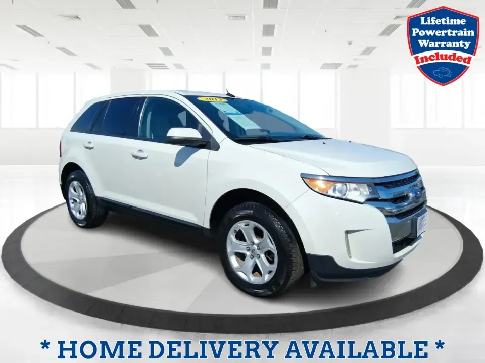 2013 Ford Edge SEL (2FMDK3JC2DB) with an 3.5L V6 DOHC 24V engine, 6-Speed Automatic transmission, located at 8750 N County Rd 25A, Piqua, OH, 45356, (937) 908-9800, 40.164391, -84.232513 - Picture your next road trip up I75 or a busy week of school dropoffs and commuting done in a roomy SUV that feels comfortable, confident, and ready for everyday Ohio life. This 2013 Ford Edge SEL is a smart fit for drivers who want midsize versatility without the bulky footprint-great for growing fa - Photo#0