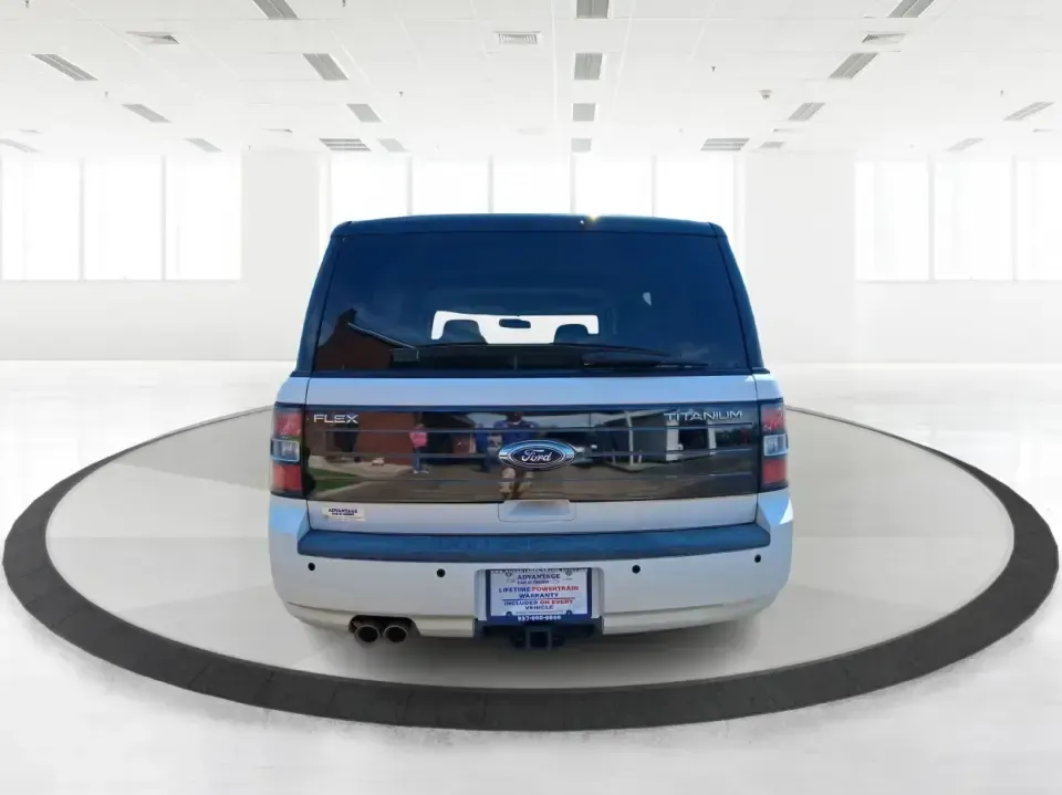 2011 Ford Flex Titanium (2FMGK5DC2BB) with an Duratec 3.5L V-6 DOHC engine, 6-Speed Automatic Overdrive transmission, located at 1951 S Dayton Lakeview Rd., New Carlisle, OH, 45344, (937) 908-9800, 39.890999, -84.050255 - Road-trip ready and family-friendly without feeling like a bus, this 2011 Ford Flex Limited | Titanium is the kind of crossover that fits real life-school drop-offs, long commutes, weekend tournaments, and those last-minute runs for groceries when the cargo space actually matters. Finished in White - Photo#3