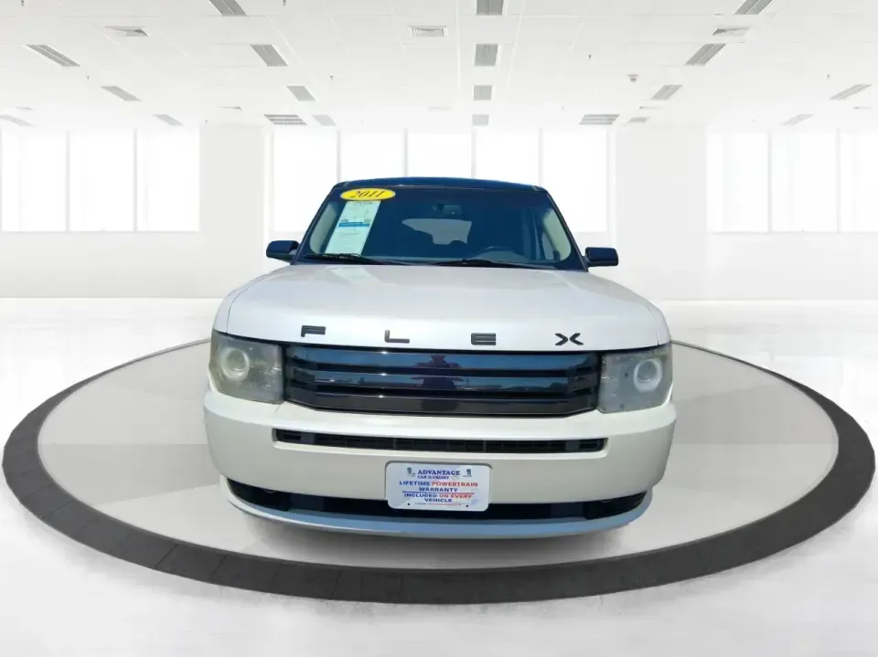2011 Ford Flex Titanium (2FMGK5DC2BB) with an Duratec 3.5L V-6 DOHC engine, 6-Speed Automatic Overdrive transmission, located at 1951 S Dayton Lakeview Rd., New Carlisle, OH, 45344, (937) 908-9800, 39.890999, -84.050255 - Road-trip ready and family-friendly without feeling like a bus, this 2011 Ford Flex Limited | Titanium is the kind of crossover that fits real life-school drop-offs, long commutes, weekend tournaments, and those last-minute runs for groceries when the cargo space actually matters. Finished in White - Photo#7