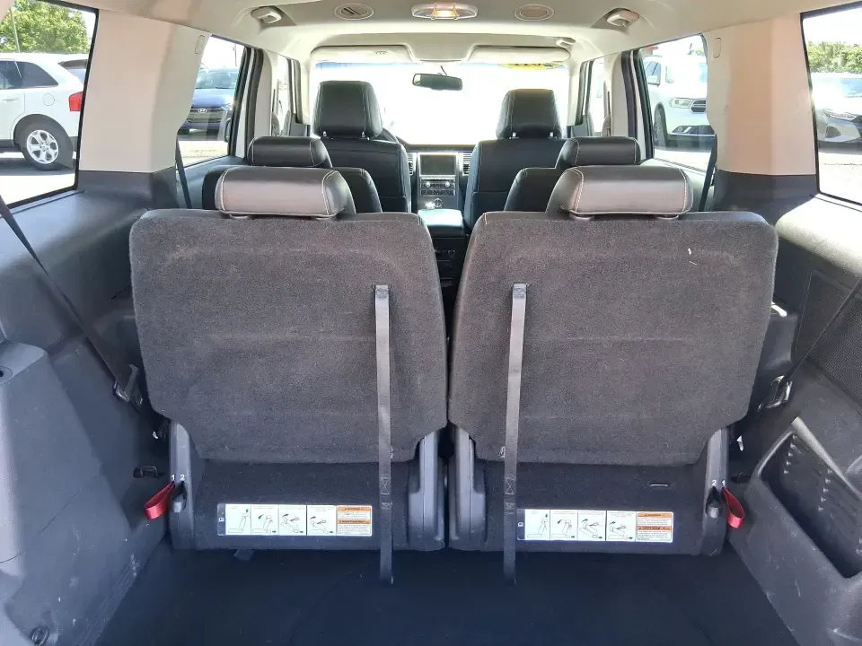2011 Ford Flex Titanium (2FMGK5DC2BB) with an Duratec 3.5L V-6 DOHC engine, 6-Speed Automatic Overdrive transmission, located at 1951 S Dayton Lakeview Rd., New Carlisle, OH, 45344, (937) 908-9800, 39.890999, -84.050255 - Road-trip ready and family-friendly without feeling like a bus, this 2011 Ford Flex Limited | Titanium is the kind of crossover that fits real life-school drop-offs, long commutes, weekend tournaments, and those last-minute runs for groceries when the cargo space actually matters. Finished in White - Photo#12