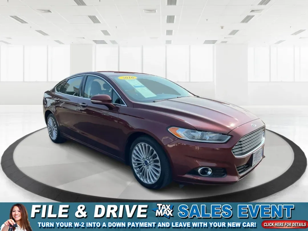 2016 Ford Fusion Titanium (3FA6P0K92GR) with an EcoBoost 2L I-4 gasoline direct injection engine, located at 1184 Kauffman Ave, Fairborn, OH, 45324, (937) 908-9800, 39.807072, -84.030914 - **Elevate Your Driving Experience with the 2016 Ford Fusion Titanium Where Style Meets Functionality!**<br /> <br /> Are you searching for the perfect blend of style, comfort, and advanced technology for your daily commute or weekend getaways? Look no further than the stunning 2016 Ford Fusion Tita - Photo#0
