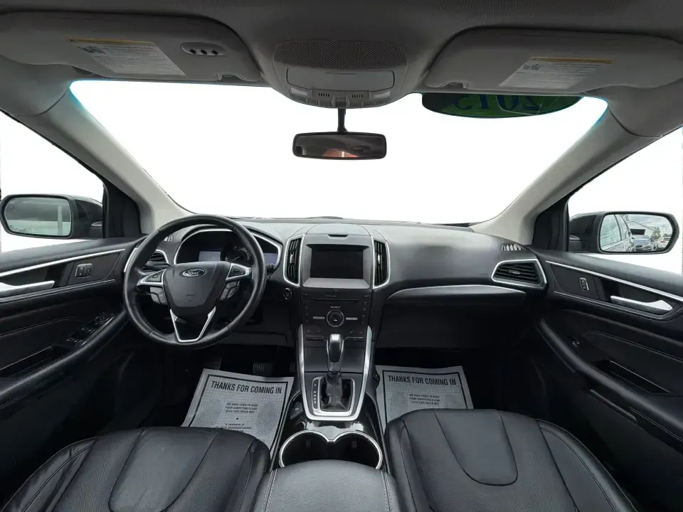 2015 Ford Edge Titanium (2FMTK4K82FB) with an 3.5L V6 DOHC 24V engine, 6-Speed Automatic transmission, located at 1184 Kauffman Ave, Fairborn, OH, 45324, (937) 908-9800, 39.807072, -84.030914 - Need a comfortable, confident SUV for Dayton-area commuting, school drop-offs, and spontaneous weekend getaways to Yellow Springs? This 2015 Ford Edge Titanium in Tuxedo Black Metallic blends everyday practicality with upscale features, giving you a road-trip-ready ride that fits a busy life in Fair - Photo#21