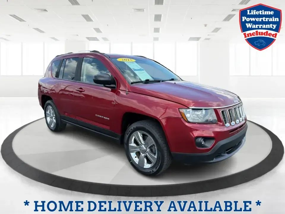 2015 Jeep Compass Sport (1C4NJDBB8FD) with an 2.4L I-4 DOHC engine, located at 401 Woodman Dr, Riverside, OH, 45431, (937) 908-9800, 39.760899, -84.123421 - Weekend plans don't always stay on pavement-and that's exactly where this 2015 Jeep Compass Sport shines. Whether you're mapping out a family day at Riverscape MetroPark, heading to Wright-Patterson AFB for work, or taking a quick escape to the trails and backroads outside Riverside, this compact SU - Photo#0