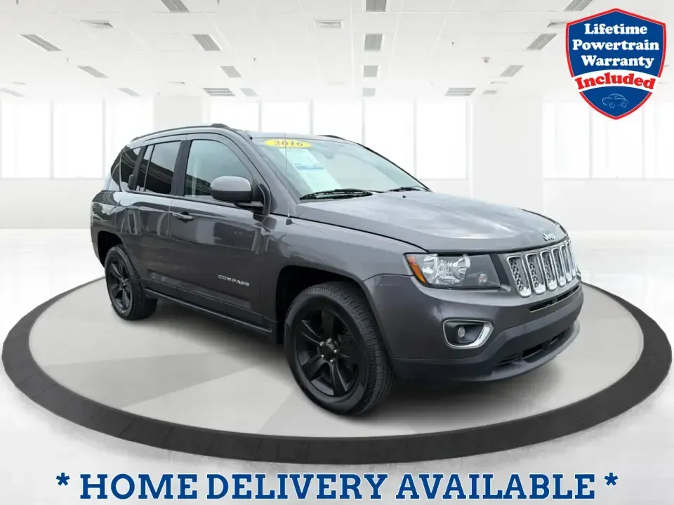 2016 Jeep Compass High Altitude Edition (1C4NJDEB2GD) with an 2.4L I-4 DOHC engine, 6A transmission, located at 8750 N County Rd 25A, Piqua, OH, 45356, (937) 908-9800, 40.164391, -84.232513 - Need a compact SUV that can handle Ohio weather, weekday commutes, and spontaneous weekend escapes without feeling bulky? This **2016 Jeep Compass High Altitude Edition 4WD** fits that lifestyle well-easy to park for errands around town, confident on wet back roads, and comfortable for longer drives - Photo#0