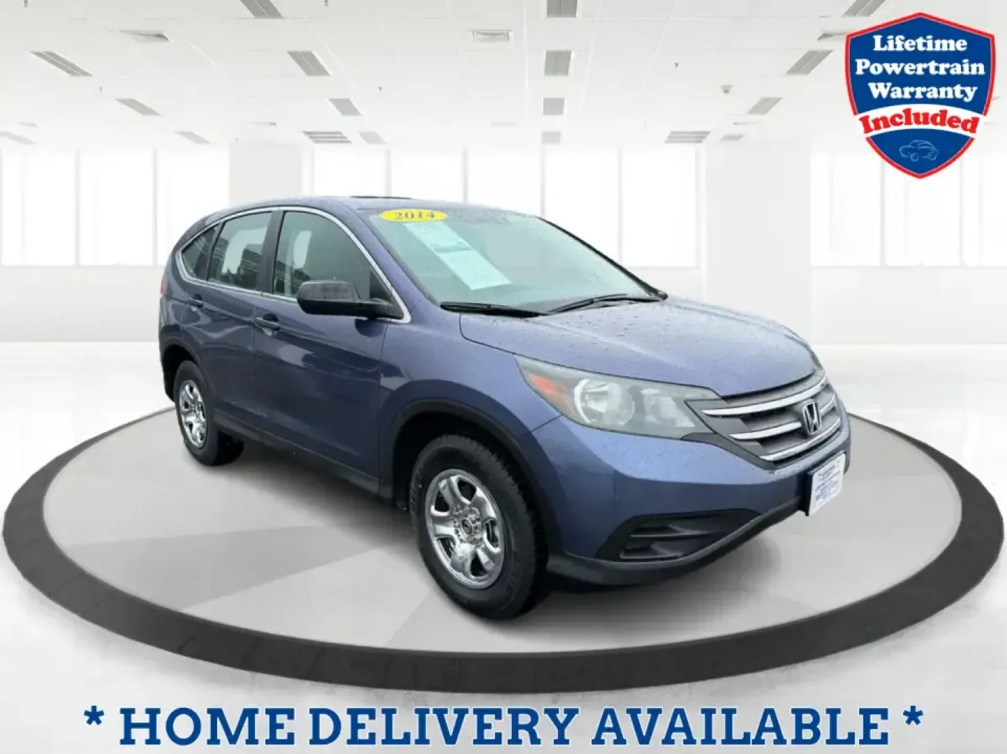 2014 Honda CR-V LX (2HKRM4H30EH) with an 2.4L I-4 DOHC engine, 5-Speed Automatic transmission, located at 401 Woodman Dr, Riverside, OH, 45431, (937) 908-9800, 39.760899, -84.123421 - Picture your next weekend: a quick run down Woodman Dr for errands, a family day at Riverscape MetroPark, or an easy I675 commute with room for groceries, strollers, and sports gear. This 2014 Honda CRV LX in Twilight Blue Metallic is the kind of practical SUV that fits real life in Riverside, Ohio-- Photo#0