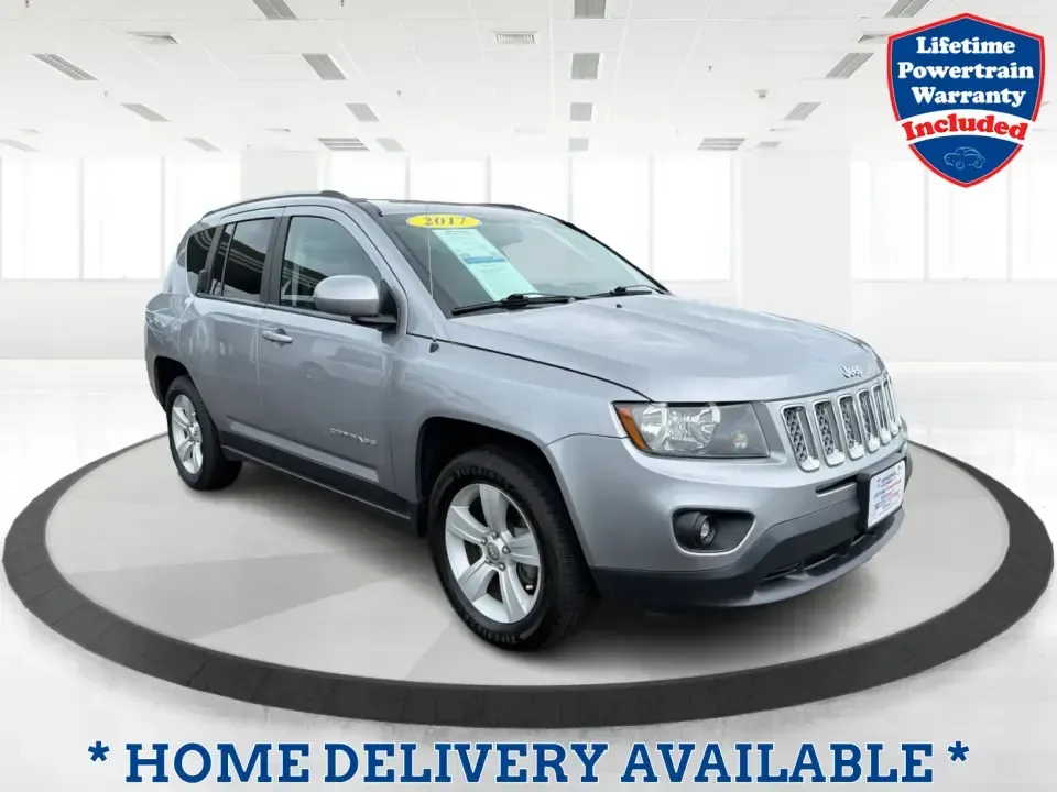 2017 Jeep Compass Latitude 4x4 (1C4NJDEB6HD) with an 2.4L I-4 DOHC engine, 6A transmission, located at 401 Woodman Dr, Riverside, OH, 45431, (937) 908-9800, 39.760899, -84.123421 - Weekday commute down Woodman Dr, weekend escapes to Eastwood MetroPark, and family errands around The Greene-this 2017 Jeep Compass Latitude 4x4 is built for the Riverside, Ohio lifestyle when you want SUV versatility without giving up everyday comfort. Finished in Billet Silver Metallic Clearcoat, - Photo#0