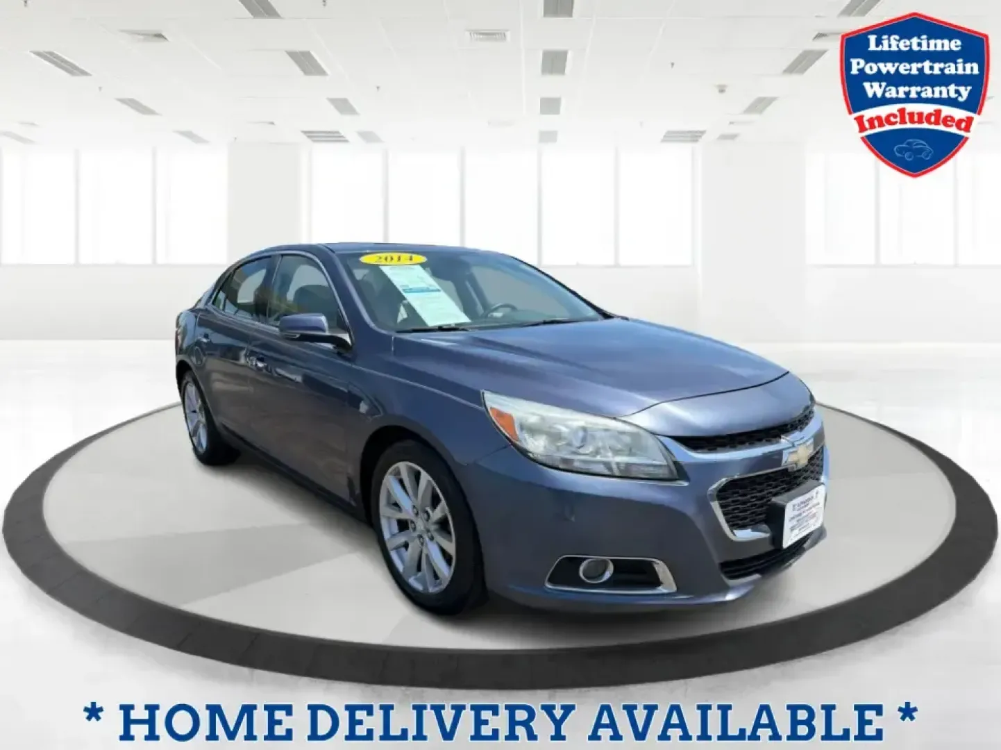 2014 Chevrolet Malibu 1TZ (1G11H5SL5EF) with an 2.5L L4 DOHC 16V engine, 6-Speed Automatic transmission, located at 401 Woodman Dr, Riverside, OH, 45431, (937) 908-9800, 39.760899, -84.123421 - Need a dependable sedan for the daily commute to Wright-Patterson AFB, quick errands down Woodman Dr, or comfortable weekend drives along I-675? This 2014 Chevrolet Malibu 1LZ in eye-catching Atlantis Blue Metallic fits real-life routines-school drop-offs, long commutes, and budget-friendly road tri- Photo#0