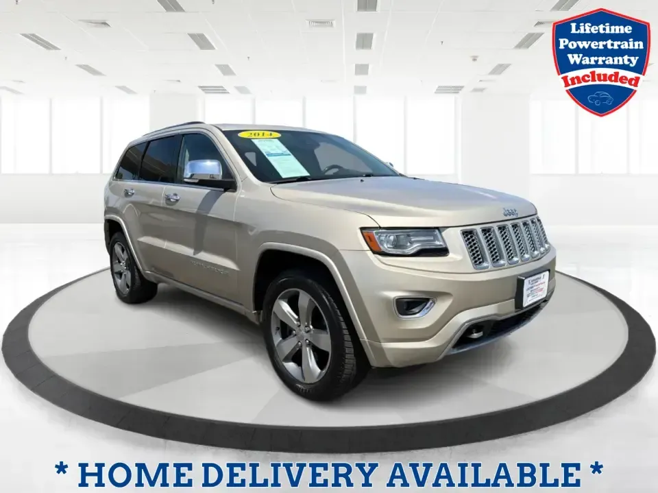 2014 Jeep Grand Cherokee Overland (1C4RJFCTXEC) with an 5.7L V8 OHV 16V engine, 5-Speed Automatic transmission, located at 1184 Kauffman Ave, Fairborn, OH, 45324, (937) 908-9800, 39.807072, -84.030914 - Picture your next weekend: loading up for a road trip to Yellow Springs, cruising I675 with the family in comfort, or heading out to the trails and backroads around Wright-Patterson Air Force Base with the confidence of 4WD. This 2014 Jeep Grand Cherokee Overland is built for drivers who want a refi - Photo#0