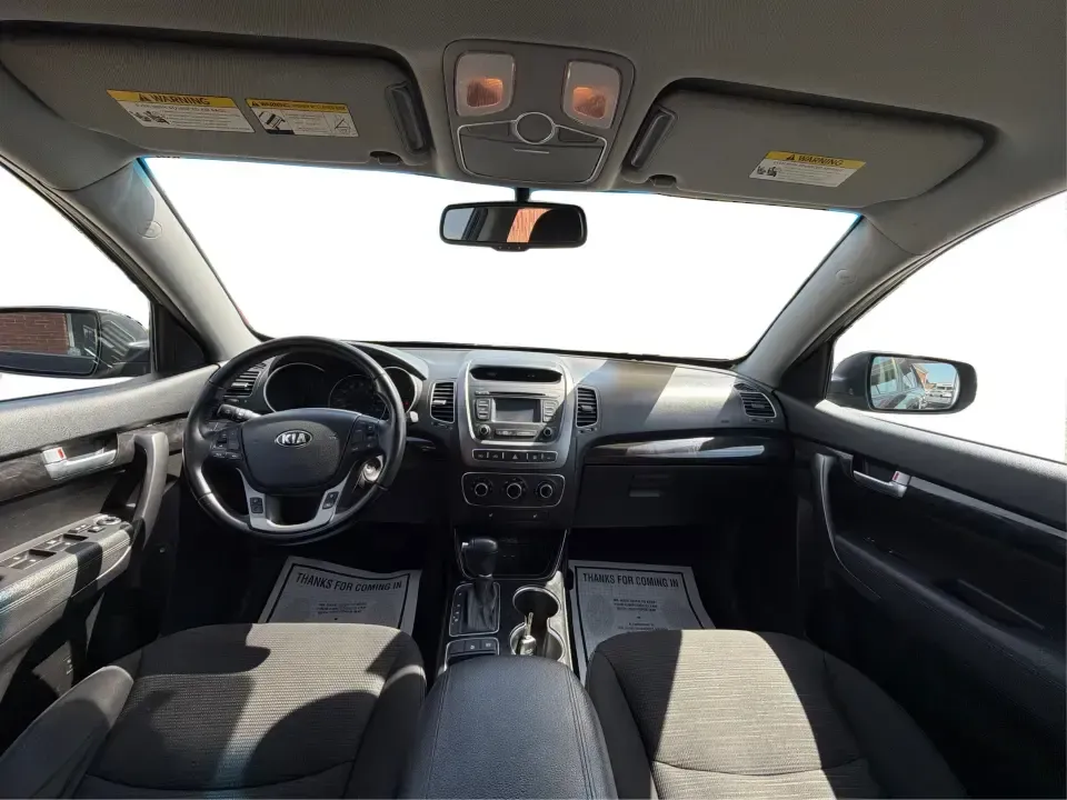 2014 Kia Sorento LX 2WD (5XYKT3A68EG) with an 2.4L L4 DOHC 16V engine, 6-Speed Automatic transmission, located at 8750 N County Rd 25A, Piqua, OH, 45356, (937) 908-9800, 40.164391, -84.232513 - Weekend road trips to Indian Lake, daily commutes down I-75, or hauling sports gear across Troy-this 2014 Kia Sorento LX is the kind of SUV that fits real life. Finished in Ebony Black and built for practicality, it's a smart pick for growing families, busy professionals, and budget-conscious buyers- Photo#20