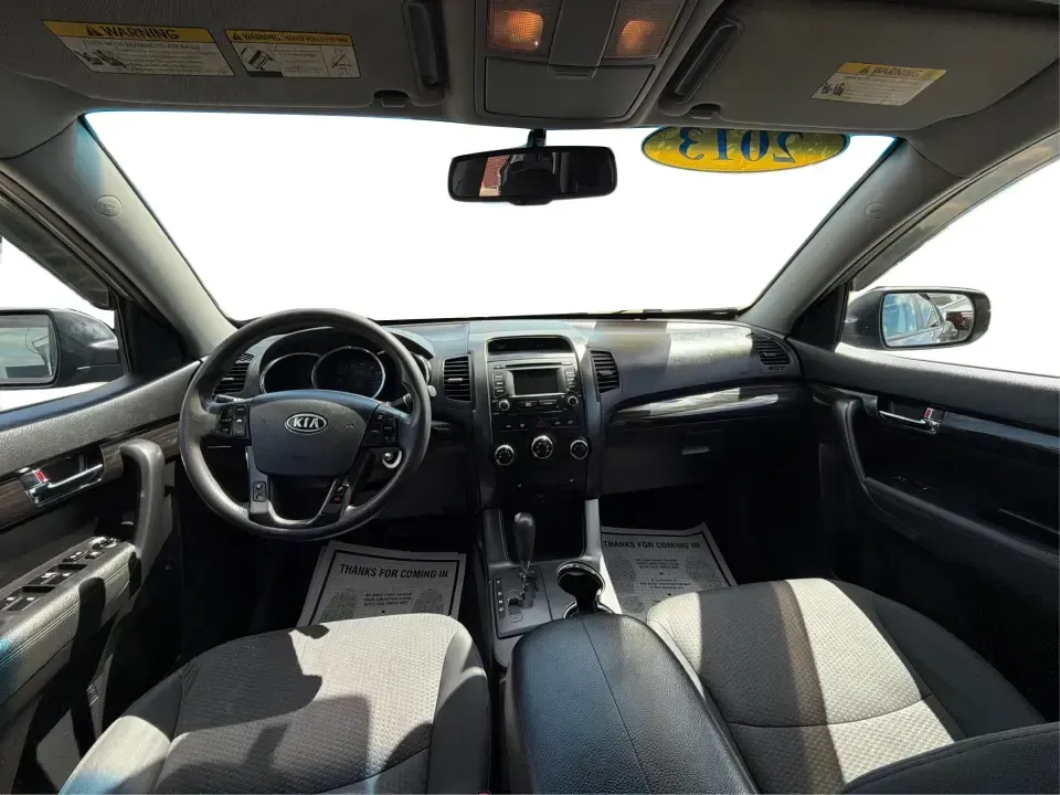 2013 Kia Sorento LX 2WD (5XYKT3A69DG) with an 2.4L L4 DOHC 16V engine, 6-Speed Automatic transmission, located at 8750 N County Rd 25A, Piqua, OH, 45356, (937) 908-9800, 40.164391, -84.232513 - Pack up the kids, load the cooler, and point your weekend plans toward Indian Lake or a quick getaway down I-75-this 2013 Kia Sorento LX 2WD is the kind of practical SUV that fits real life in Piqua. With roomy seating, flexible cargo space, and everyday comfort, it's a smart pick for growing famili - Photo#22