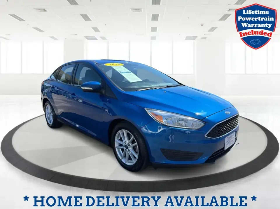 2018 Ford Focus SE (1FADP3F22JL) with an 2.0L L4 DOHC 16V engine, Automatic transmission, located at 4508 South Dixie Dr, Moraine, OH, 45439, (937) 908-9800, 39.689976, -84.218452 - Need a smart, efficient sedan for daily commutes down South Dixie Drive, quick runs to the Moraine Walmart area, or a reliable ride for work in Dayton and back? This 2018 Ford Focus SE is built for real life-easy to park, comfortable for longer drives, and fuel-friendly for the weekly grind. Finishe - Photo#0