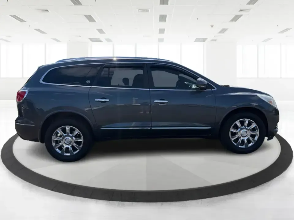 2013 Buick Enclave Leather (5GAKRCKD0DJ) with an 3.6L V-6 gasoline direct injection engine, 6-Speed Automatic Overdrive transmission, located at 1230 East Main St, Xenia, OH, 45385, (937) 908-9800, 39.688026, -83.910172 - Pack the kids for school drop-offs in the morning, load up for a weekend at the National Museum of the U.S. Air Force, or cruise I75 with friends headed toward downtown Dayton-this 2013 Buick Enclave Leather is built for real-life comfort with a premium feel. Finished in Atlantis Blue Metallic and d - Photo#1