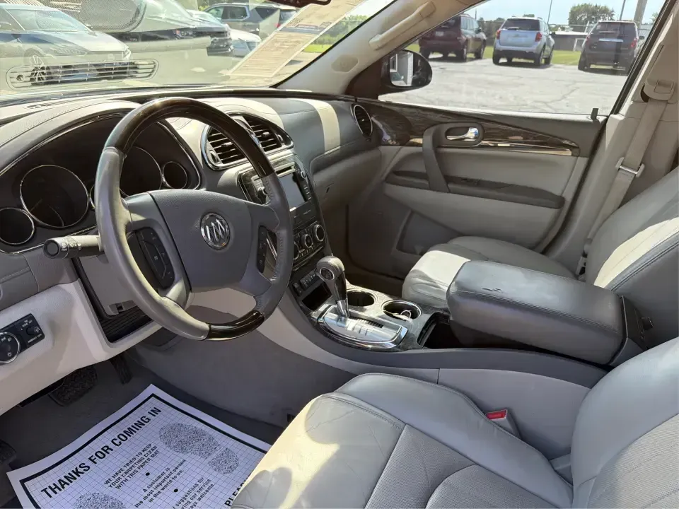 2013 Buick Enclave Leather (5GAKRCKD0DJ) with an 3.6L V-6 gasoline direct injection engine, 6-Speed Automatic Overdrive transmission, located at 1230 East Main St, Xenia, OH, 45385, (937) 908-9800, 39.688026, -83.910172 - Pack the kids for school drop-offs in the morning, load up for a weekend at the National Museum of the U.S. Air Force, or cruise I75 with friends headed toward downtown Dayton-this 2013 Buick Enclave Leather is built for real-life comfort with a premium feel. Finished in Atlantis Blue Metallic and d - Photo#9