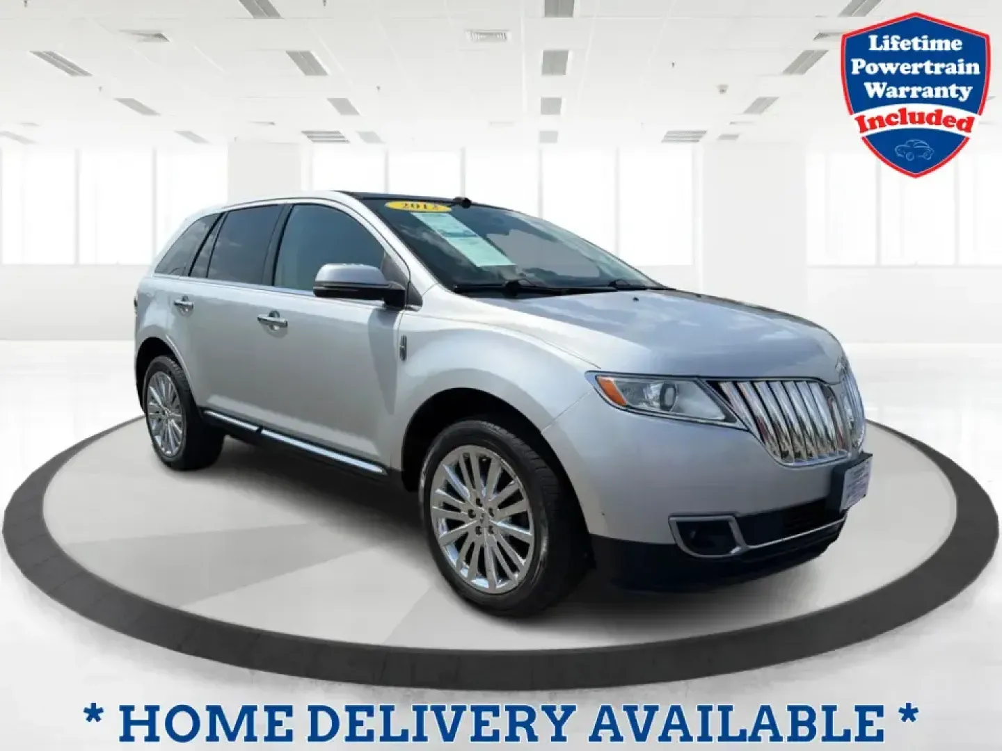 2012 Lincoln MKX Base (2LMDJ8JK1CB) with an 3.7L V6 DOHC 24V engine, 6-Speed Automatic transmission, located at 401 Woodman Dr, Riverside, OH, 45431, (937) 908-9800, 39.760899, -84.123421 - Need a comfortable, confident SUV for daily commuting to Wright-Patterson AFB, school drop-offs in Beavercreek, and weekend runs to The Greene or Carillon Historical Park? This 2012 Lincoln MKX Base in classic Silver delivers the kind of quiet ride, upscale comfort, and V6 power that makes errands f- Photo#0