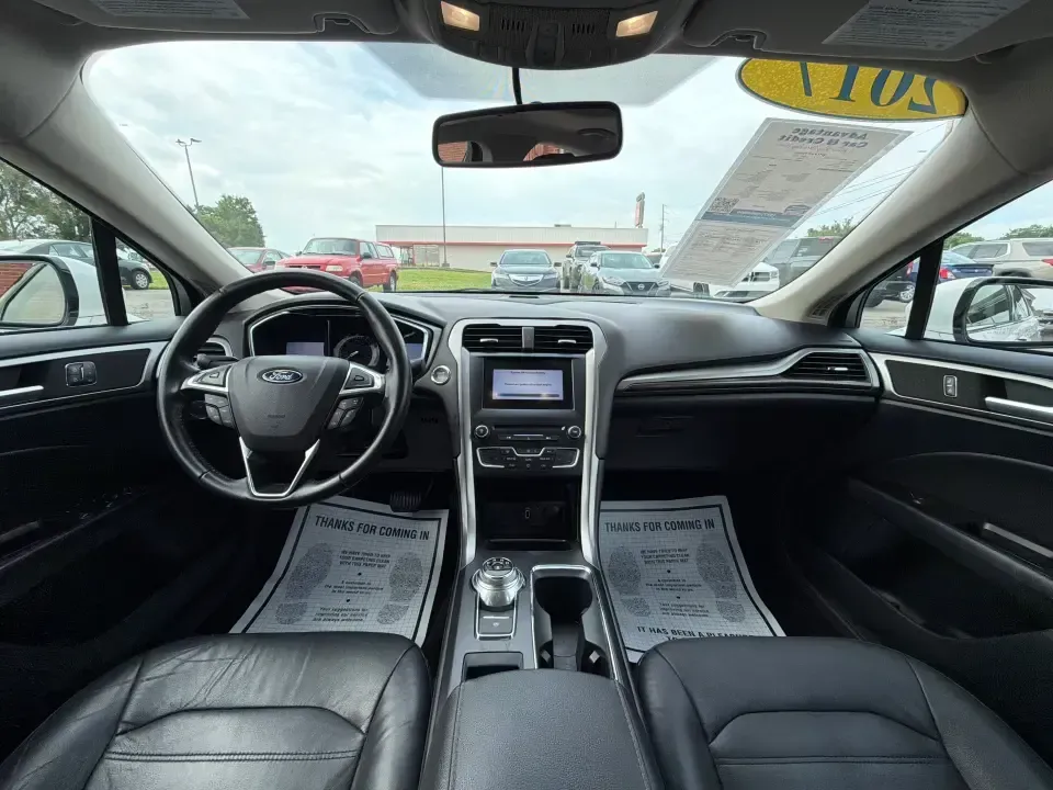 2017 Ford Fusion SE (3FA6P0T99HR) with an EcoBoost 2L I-4 gasoline direct injection engine, 6A transmission, located at 1230 East Main St, Xenia, OH, 45385, (937) 908-9800, 39.688026, -83.910172 - Built for real life in the Miami Valley-school drop-offs, long commutes, and weekend getaways-this 2017 Ford Fusion SE is the kind of sedan that fits smoothly into a busy schedule while still feeling comfortable and confident on the road. Finished in crisp Oxford White, it's a smart pick for commute- Photo#21